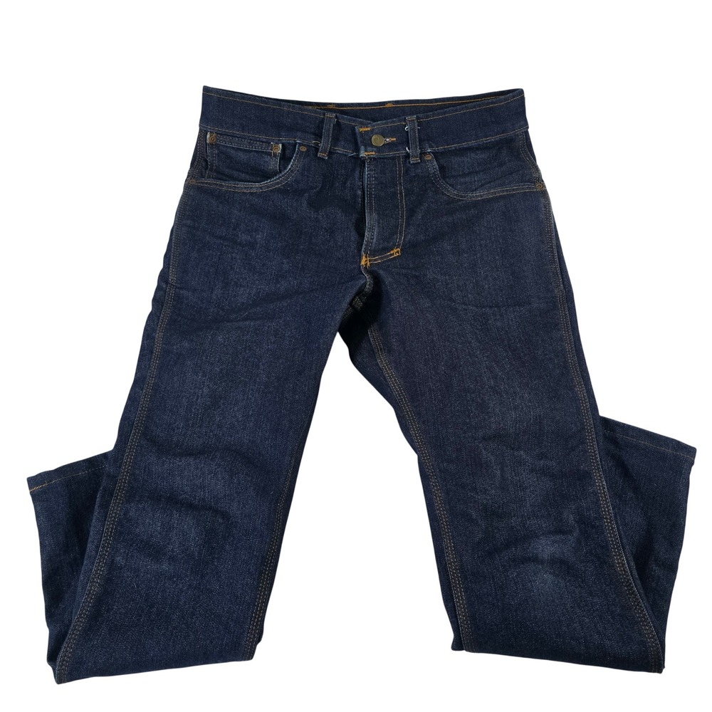Legit Fit Factory Mens Dark Wash Denim Jeans Size 30 Made in USA Style-Factory